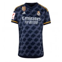 Camisa de time de futebol Real Madrid Eder Militao #3 Replicas 2º Equipamento Feminina 2023-24 Manga Curta